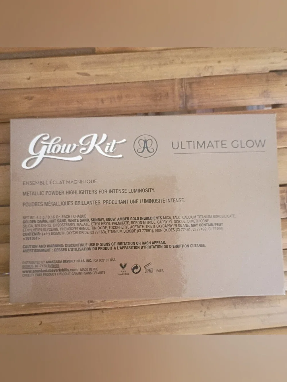 Anastasia Beverly Hills Glow Kit - Swatched Only-Discontinued